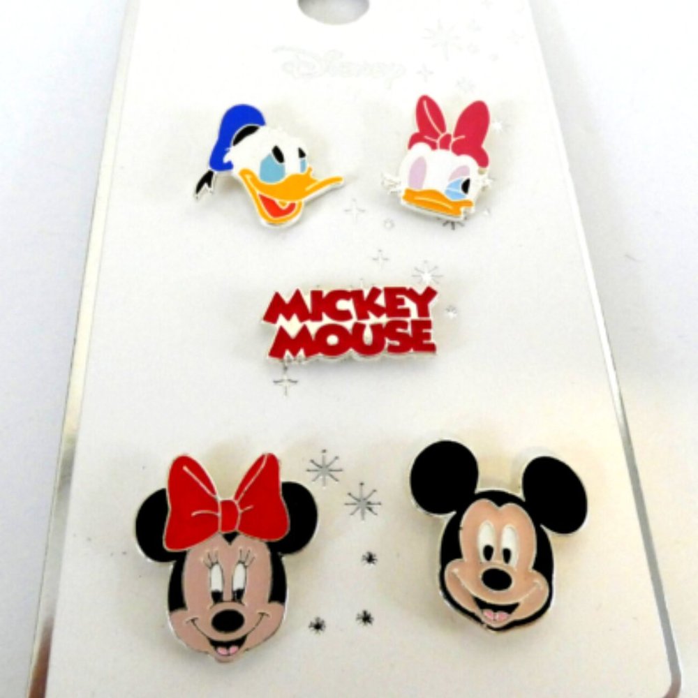 Disney Minnie/Mickey Mouse Daisy/Donald Duck Pins Limited Edition Collectors NWT